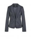 Designer-Blazer mit Perlen graphit