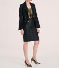 Designer-Blazer mit Spitze schwarz