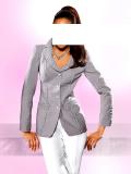 Designer-Blazer silbergrau