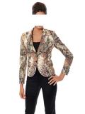 Designer-Blazer snakeprint