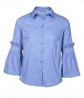 Designer-Bluse blau