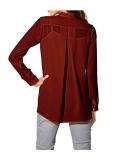 Designer-Bluse bordeaux