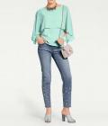 Designer-Bluse mint