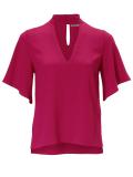 Designer-Bluse mit Cut-Out pink