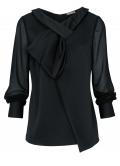 Designer-Bluse schwarz