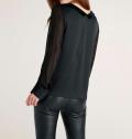 Designer-Bluse schwarz