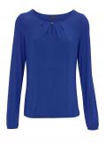 Designer-Blusenshirt blau