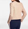 Designer-Bouclé-Blazer rosé-beige