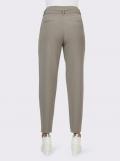 Designer-Bundfaltenhose taupe