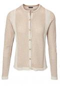 Designer-Cardigan creme-beige