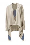 Designer-Cardigan sand-bleu