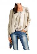 Designer-Cardigan sand-bleu