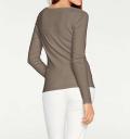 Designer-Cardigan taupe