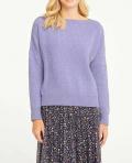 Designer-Chenille-Pullover flieder