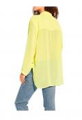 Designer-Chiffonbluse lemon