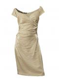 Designer-Cocktailkleid gold