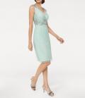 Designer-Cocktailkleid mint