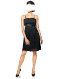 Designer-Cocktailkleid mit Strass schwarz