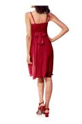 Designer-Cocktailkleid rot Größe 42