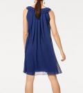 Designer-Cocktailkleid royalblau