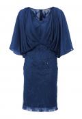 Designer-Coctailkleid blau