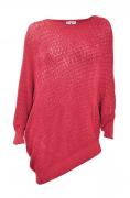 Designer-Crochetpullover koralle