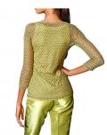 Designer-Crochetstrickjacke kiwi