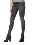 Designer-Damen-Jeans grau-used 30 inch