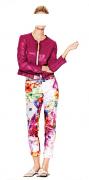 Designer-Druckhose bunt