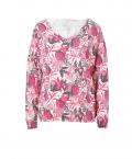 Designer-Druckpullover rose-champagner