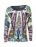 Designer-Druckshirt bunt