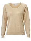 Designer-Feinstrickpullover gold