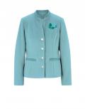 Designer-Fleece-Jacke aquamarine