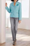 Designer-Fleece-Jacke aquamarine