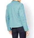 Designer-Fleece-Jacke aquamarine