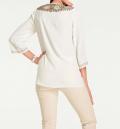 Designer-Georgette-Tunika offwhite