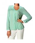 Designer-Georgettebluse mint