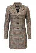 Designer-Glencheckblazer sand-schwarz