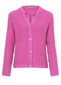 Designer-Grobstrickjacke pink