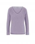 Designer-Grobstrickpullover flieder