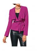 Designer-Gürtelblazer pink Gr. 42