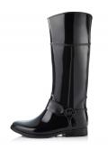 Designer-Gummistiefel schwarz