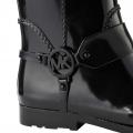 Designer-Gummistiefel schwarz