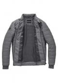 Designer-Herren-Blouson grau-melamge