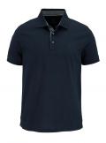 Designer-Herren-Poloshirt dunkelblau