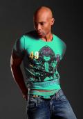 Designer-Herren-Shirt mint