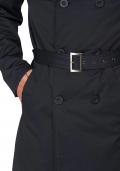 Designer-Herren-Trenchcoat schwarz