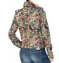 Designer-Jacquard-Bikerjacke bunt