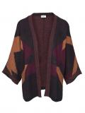 Designer-Jacquard-Cardigan bunt