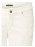 Designer-Jeans mit Spitze offwhite